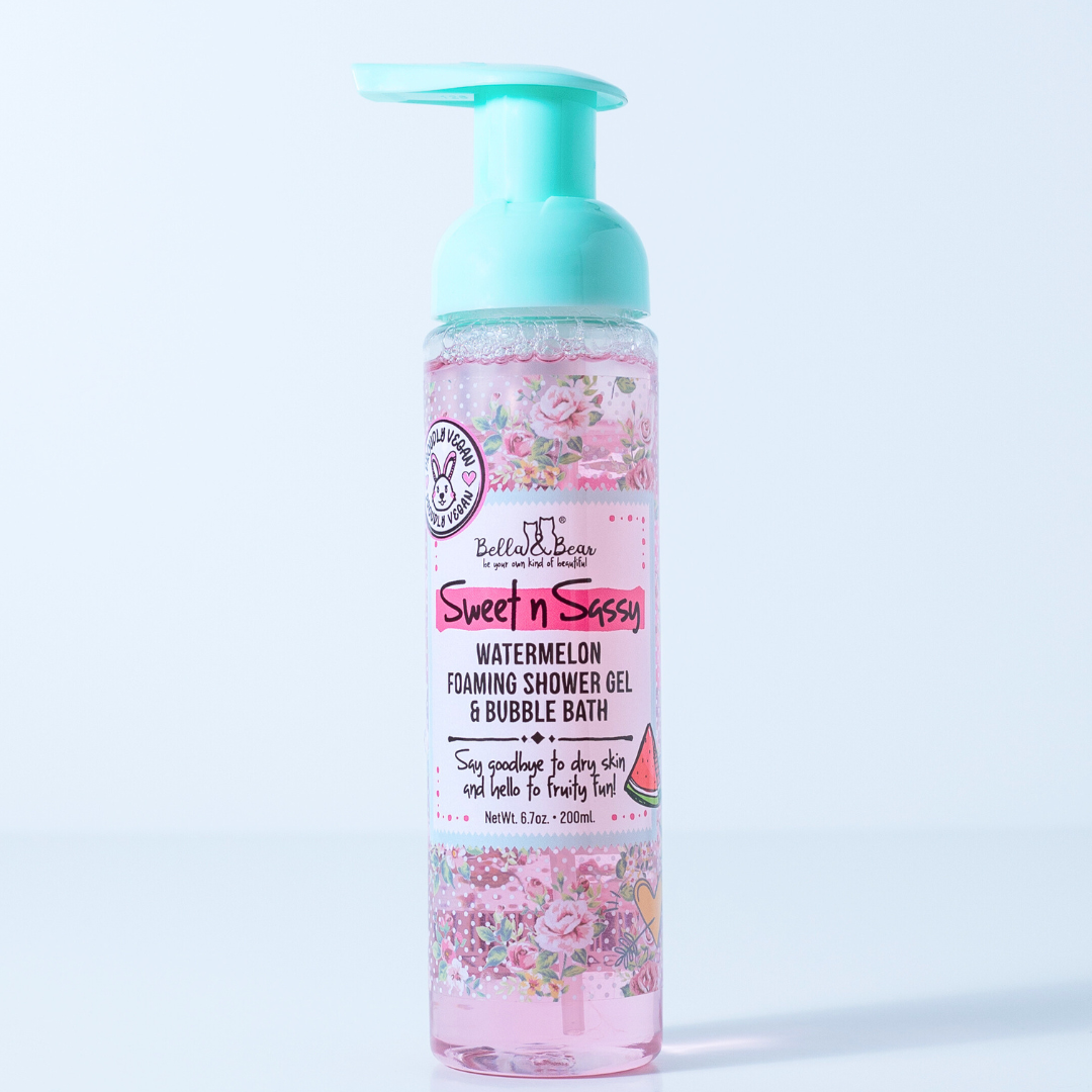 Gel douche et bain moussant à la pastèque Sweet 'n' Sassy-Bella&Bear