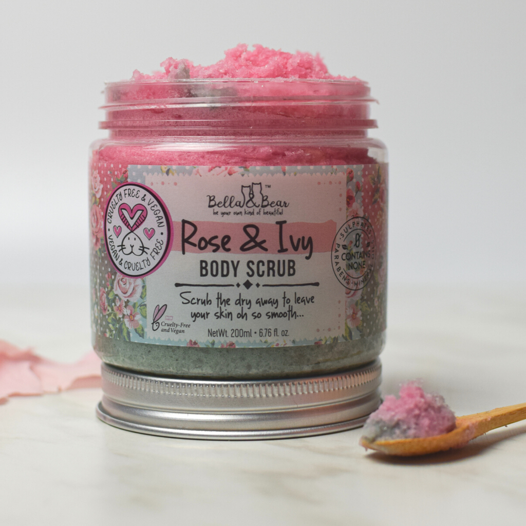 Gommage corporel à la rose-Bella&Bear