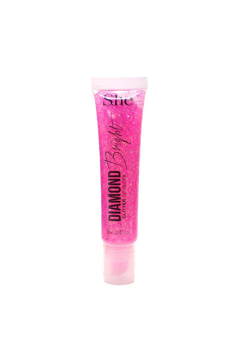 Gloss à lèvres à paillettes Makeup She LG780 Diamond Bright