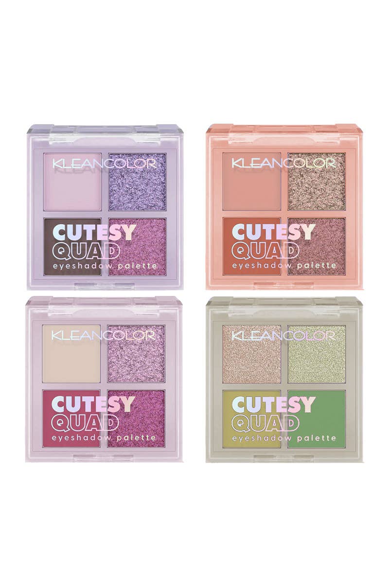 Palette de fards à paupières Kleancolor  Cutesy Quad