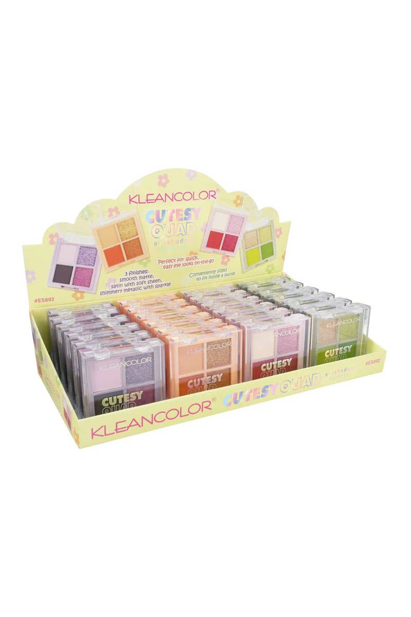 Palette de fards à paupières Kleancolor  Cutesy Quad