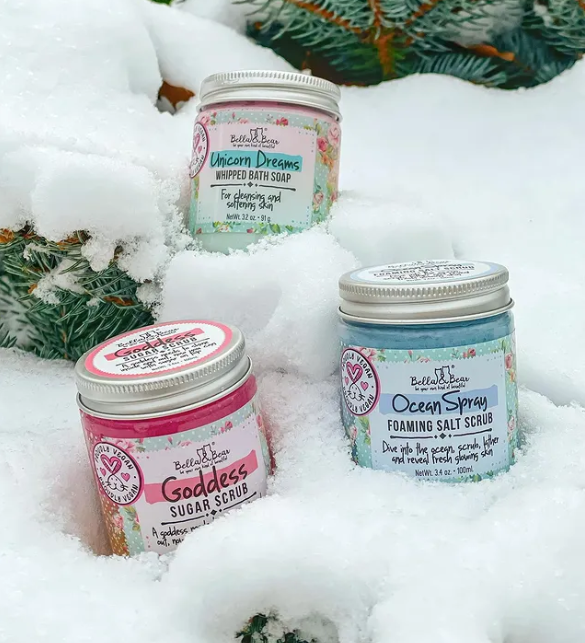 Goddess Sugar Scrub, Gommage pour le corps-Bella&Bear