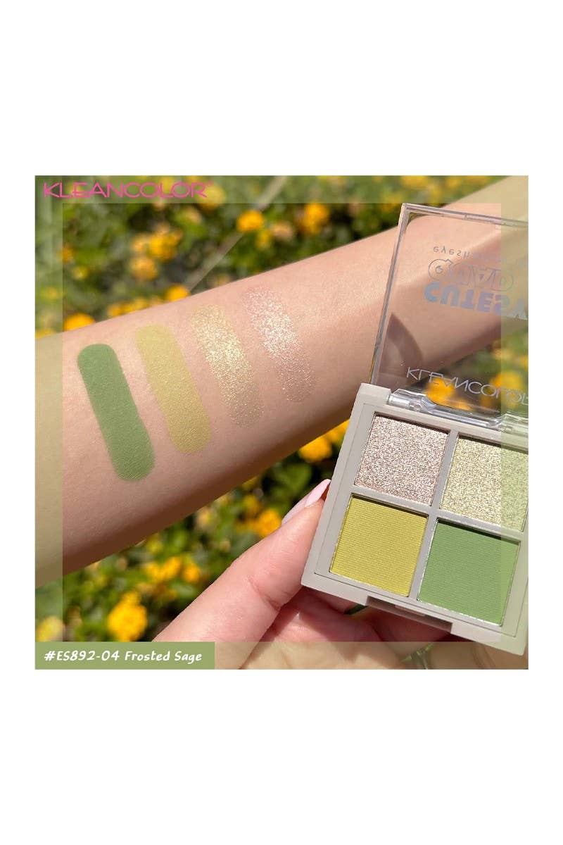Palette de fards à paupières Kleancolor  Cutesy Quad