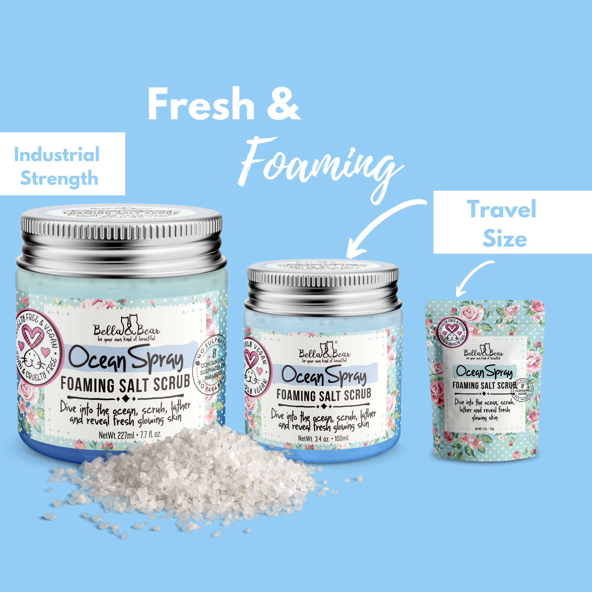 Gommage corporel au sel Ocean Spray-Bella&Bear