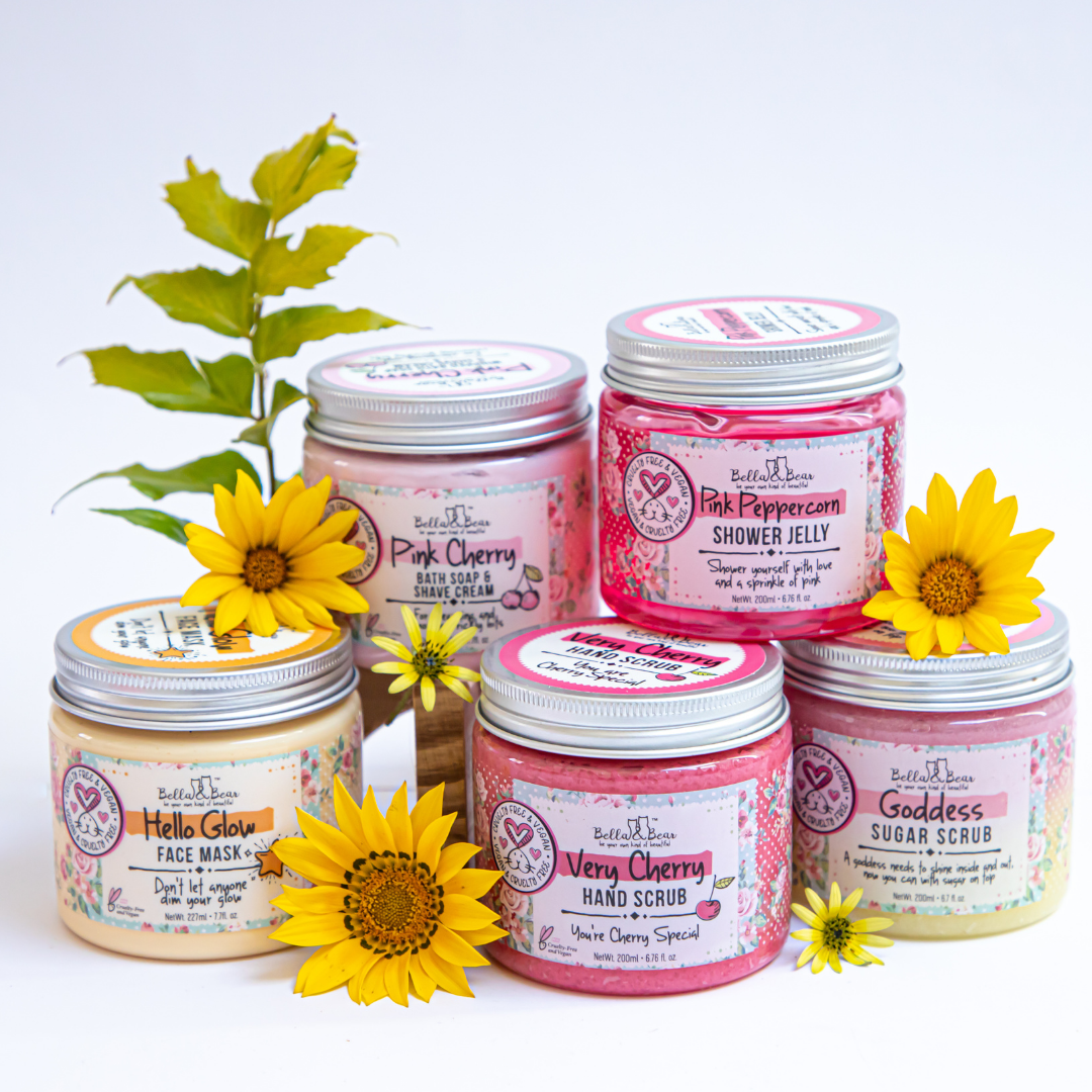 Bella&Bear:Gommage au sucre Goddess, exfoliant pour le corps, avec savon ajouté 6,7 oz