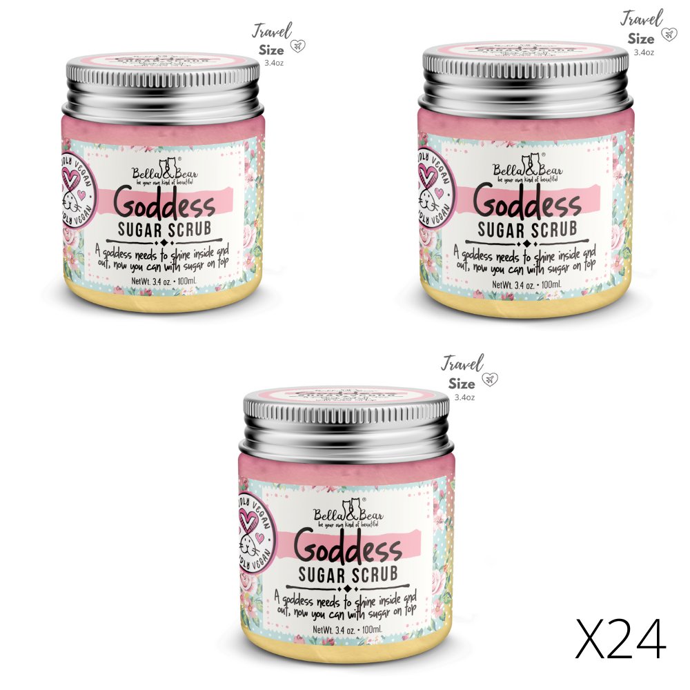Goddess Sugar Scrub, Gommage pour le corps-Bella&Bear