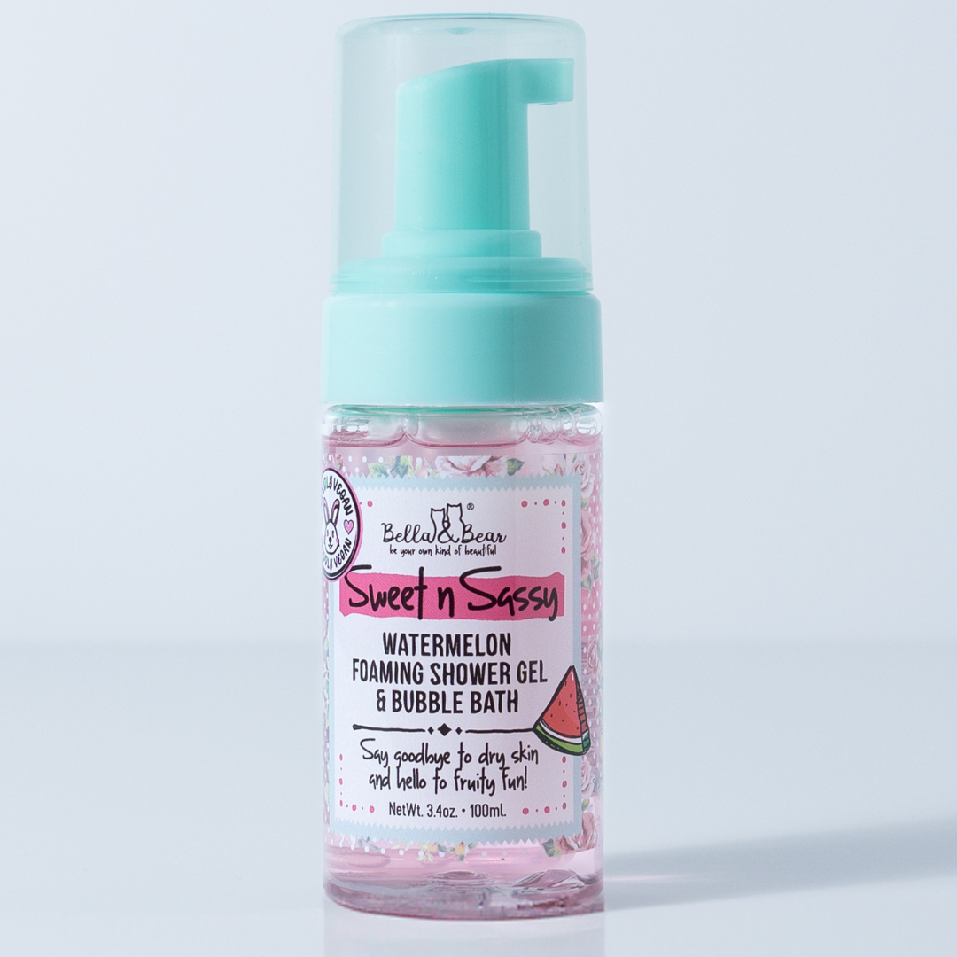 Gel douche et bain moussant à la pastèque Sweet 'n' Sassy-Bella&Bear