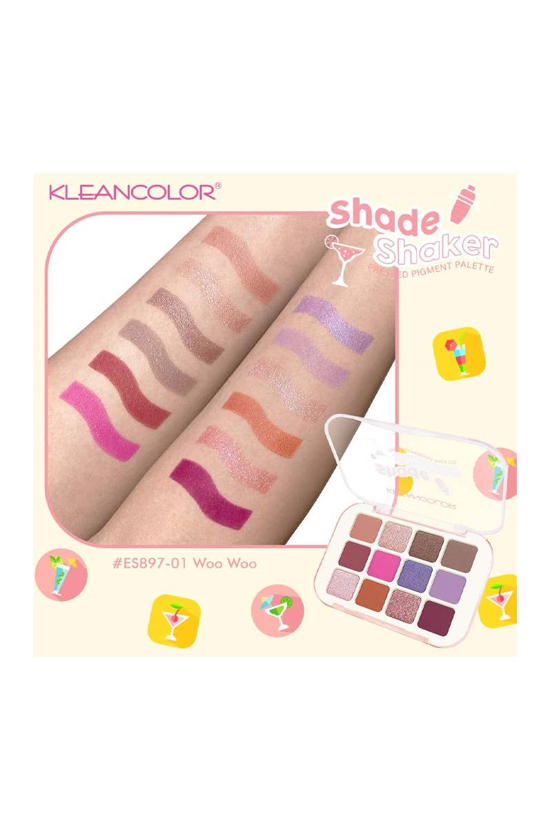 Palette de pigments pressés Kleancolor ES897 Shade Shaker