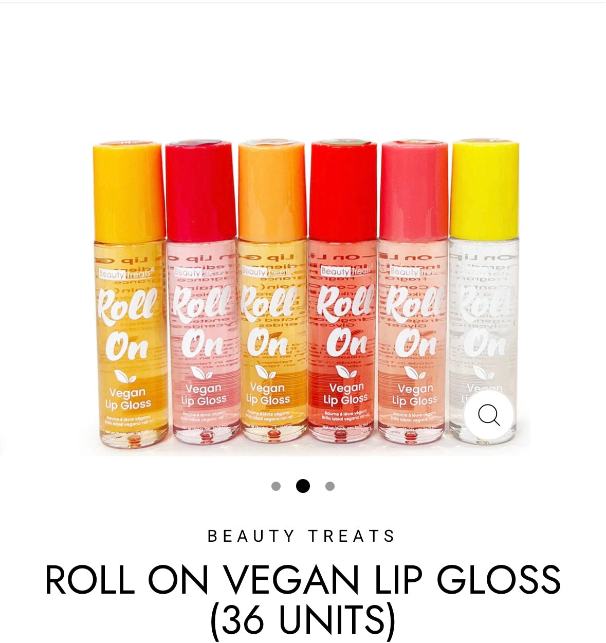 Roll on vegan lip gloss