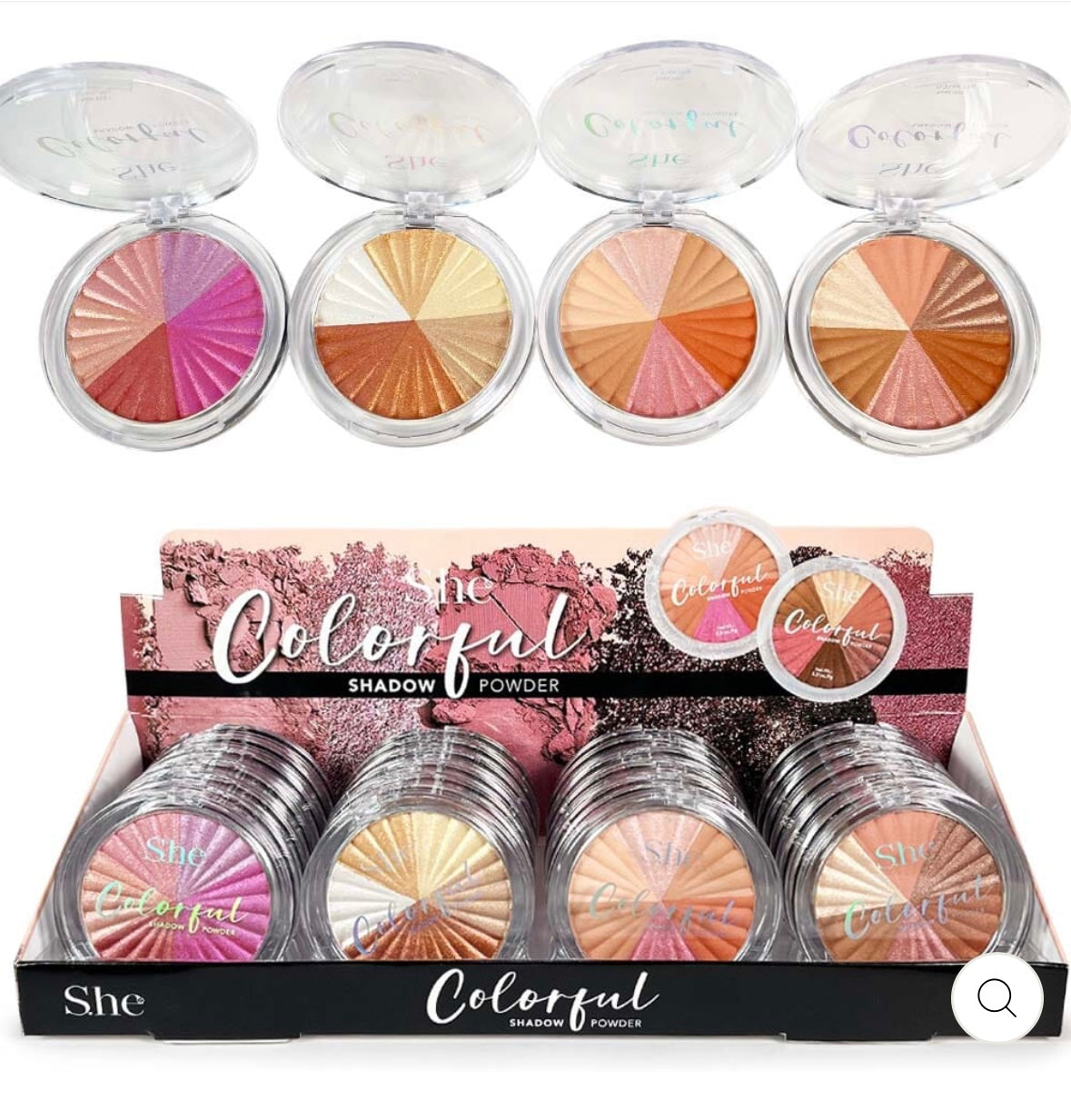 Ombres à paupières colorées - She colorful eyeshadow
