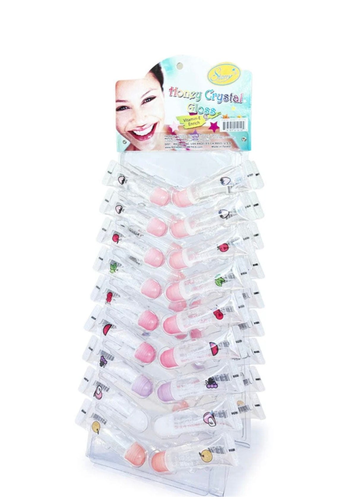 Gloss à lèvres Honey Crystal - Brillance et saveurs fruitées