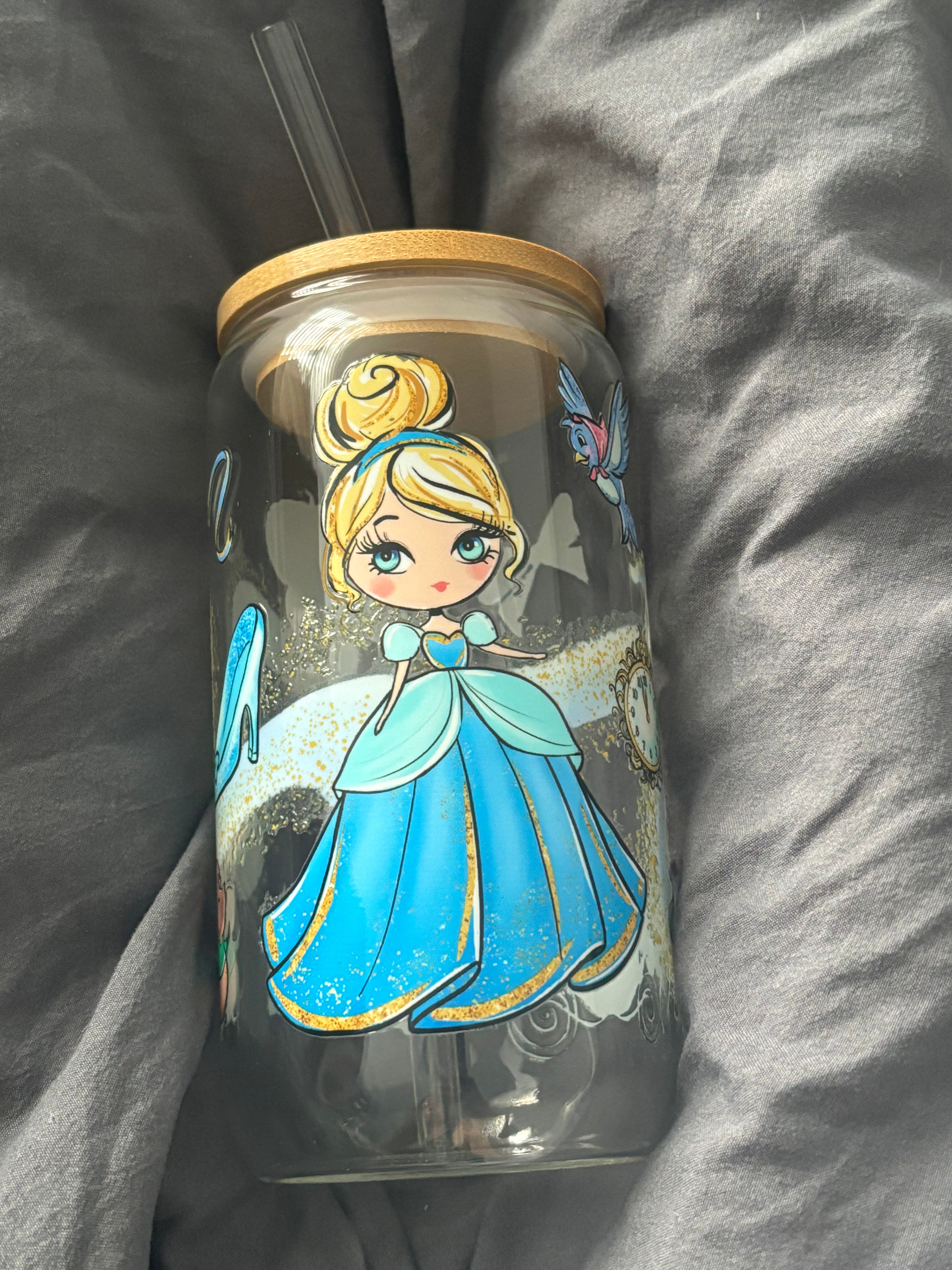 Glass cup 16 oz-1