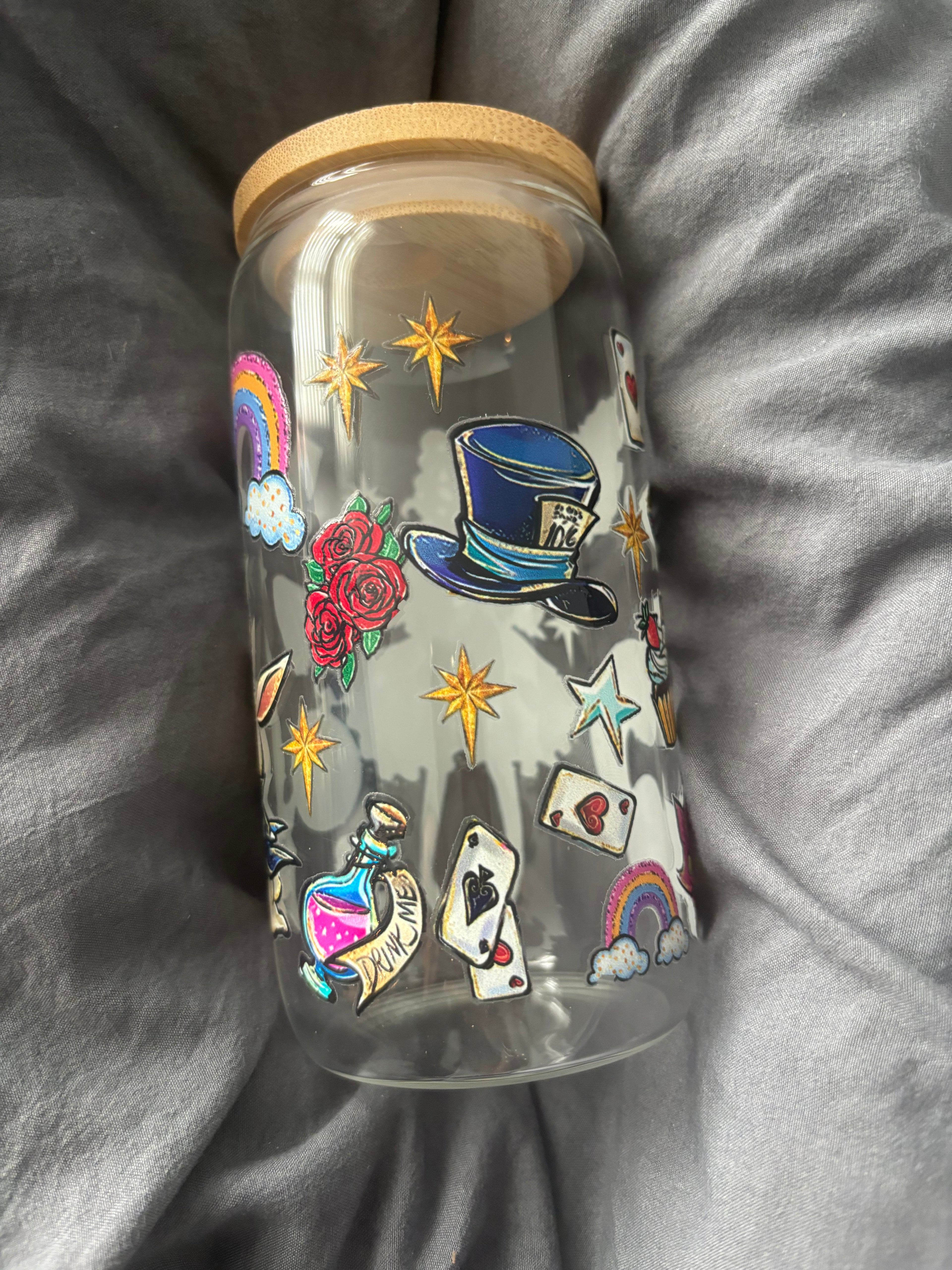 Glass cup 16 oz-4