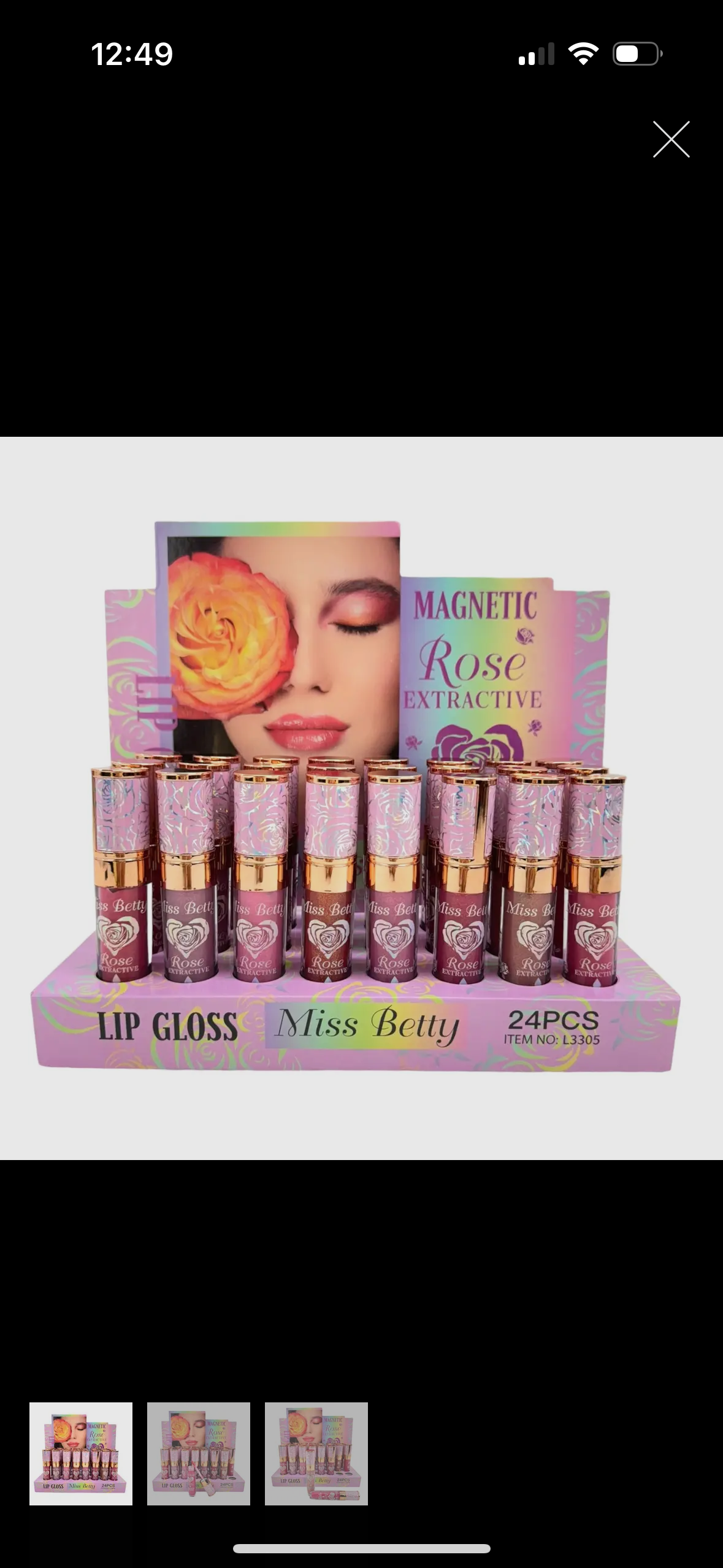 Lip gloss Miss Betty - Brillance et hydratation durable