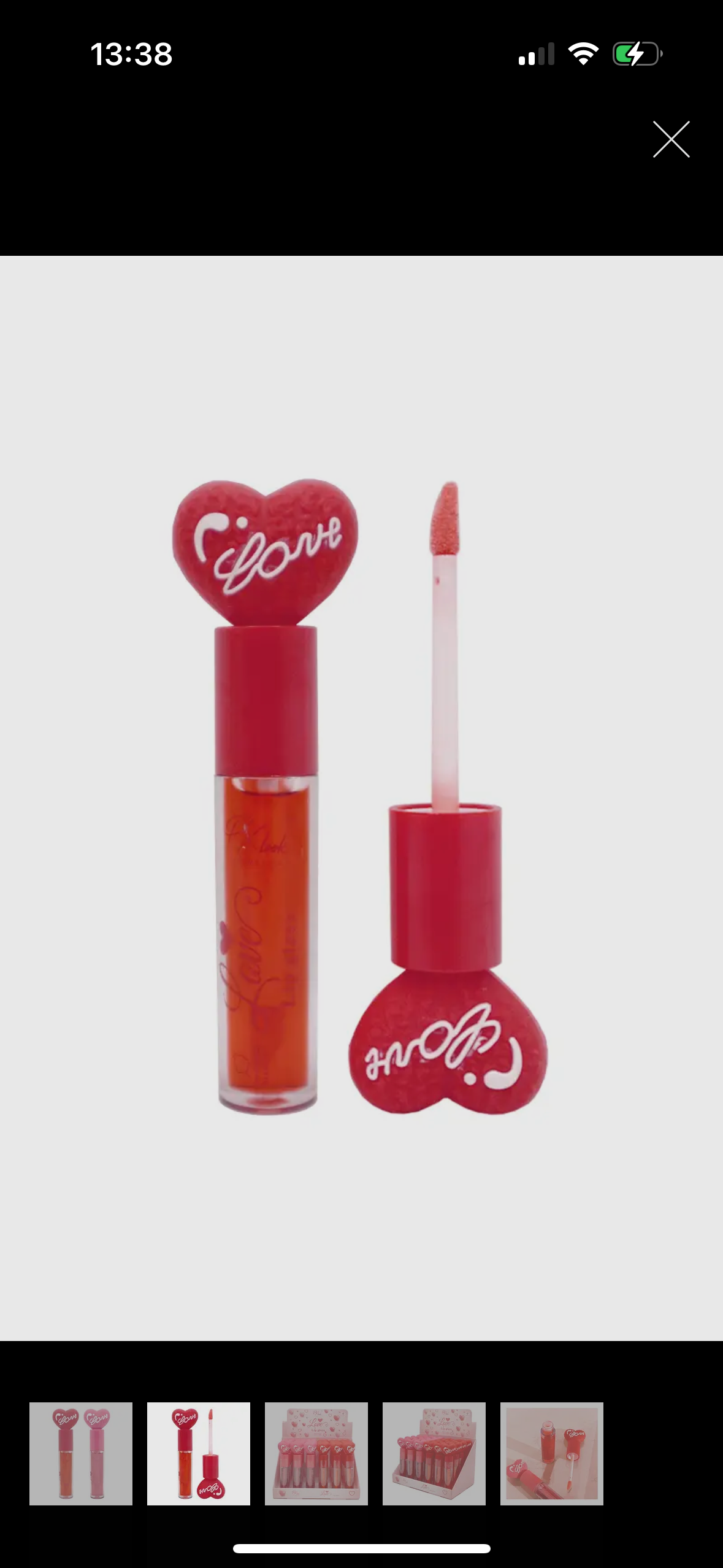 Brillant à lèvres Love - Rouge à lèvres brillant et nourrissant