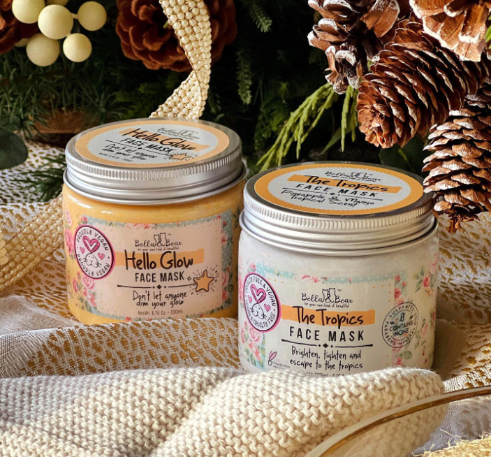 Masque facial Hello Glow pour éclaircir et lisser-Bella&Bear