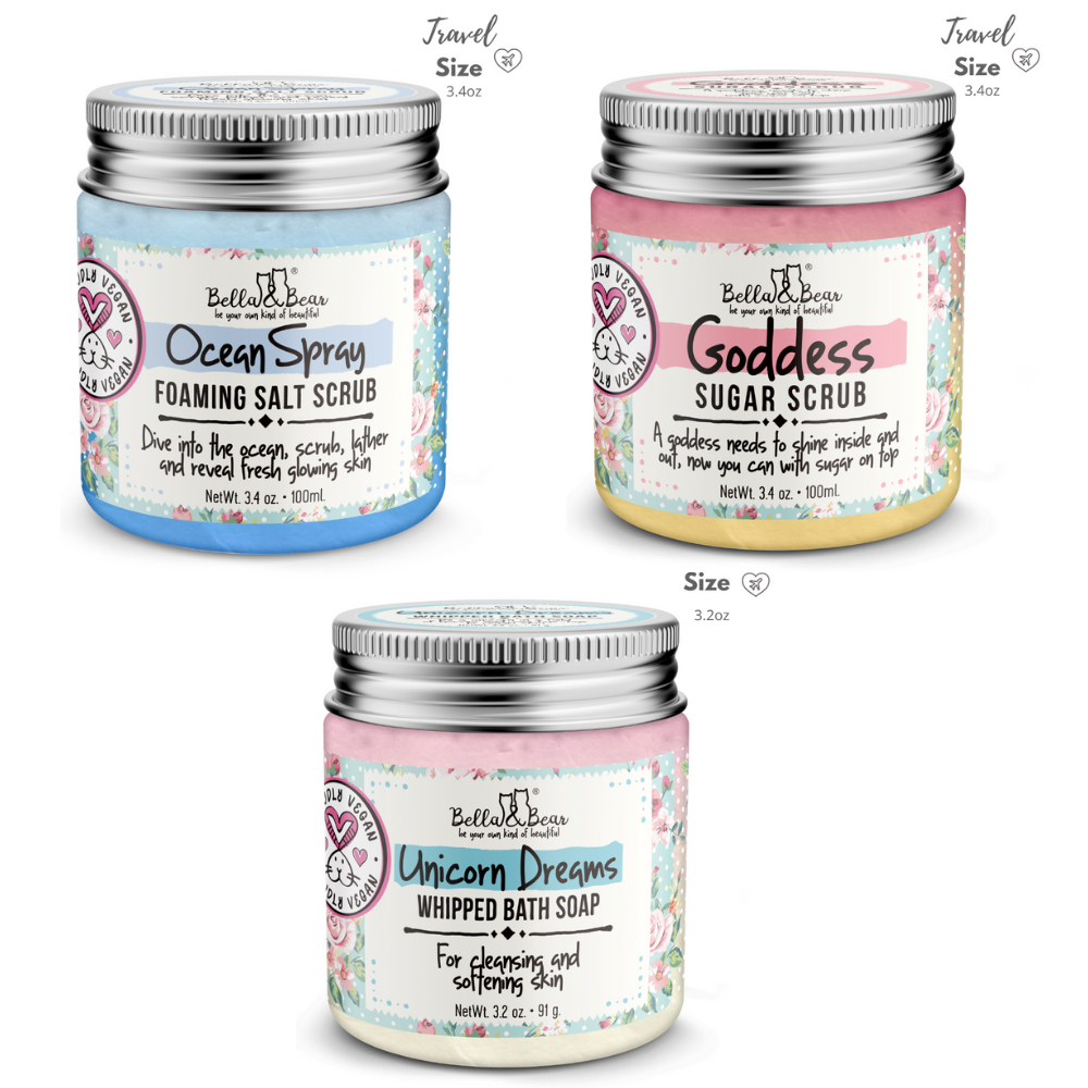 Goddess Sugar Scrub, Gommage pour le corps-Bella&Bear