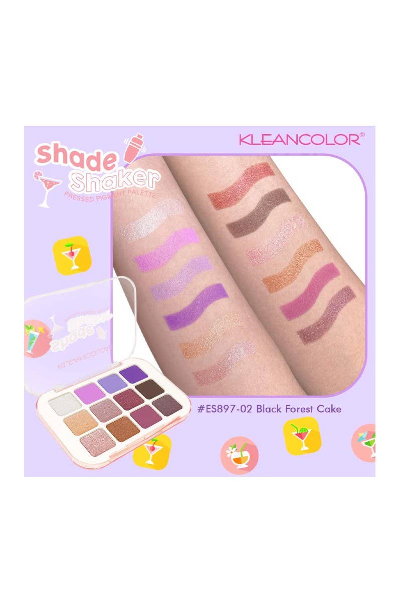 Palette de pigments pressés Kleancolor ES897 Shade Shaker