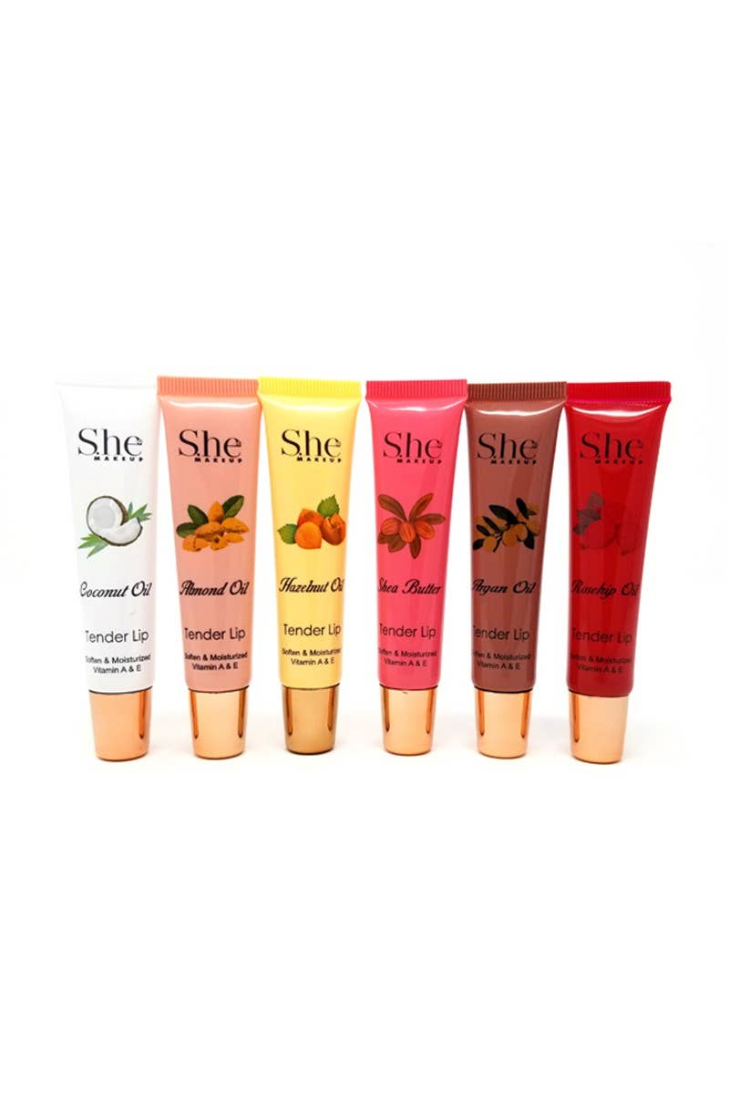Gloss thérapeutique pour lèvres Makeup She LG08, 36 pièces