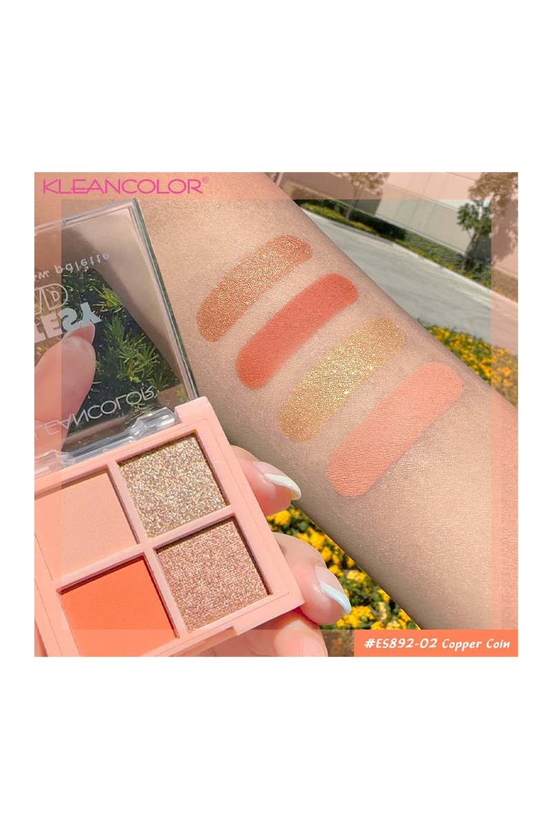 Palette de fards à paupières Kleancolor  Cutesy Quad