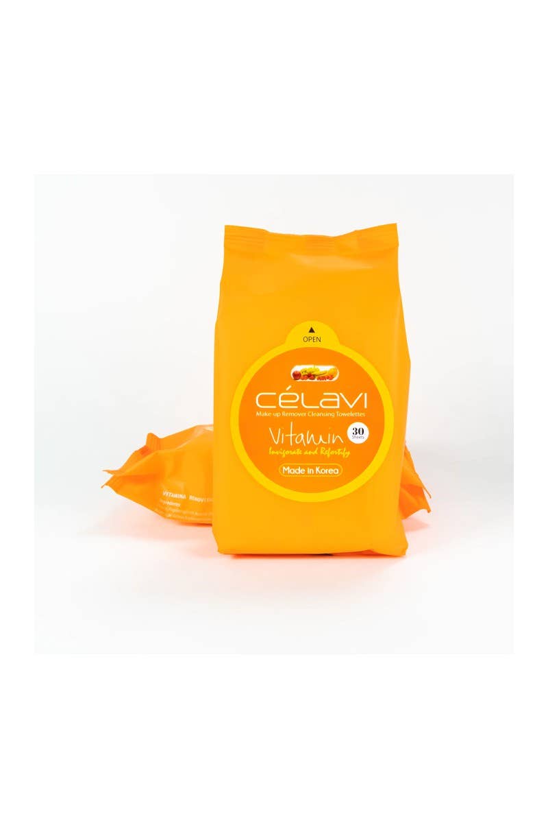 Celavi MT007 Lingettes Démaquillantes à la Vitamine - 6 pièces