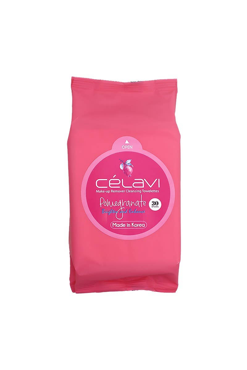 Celavi MT005 Lingettes Démaquillantes à la Grenade - 6 pièces