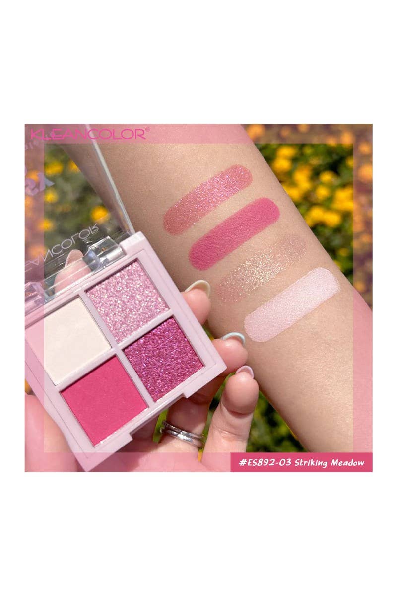 Palette de fards à paupières Kleancolor  Cutesy Quad