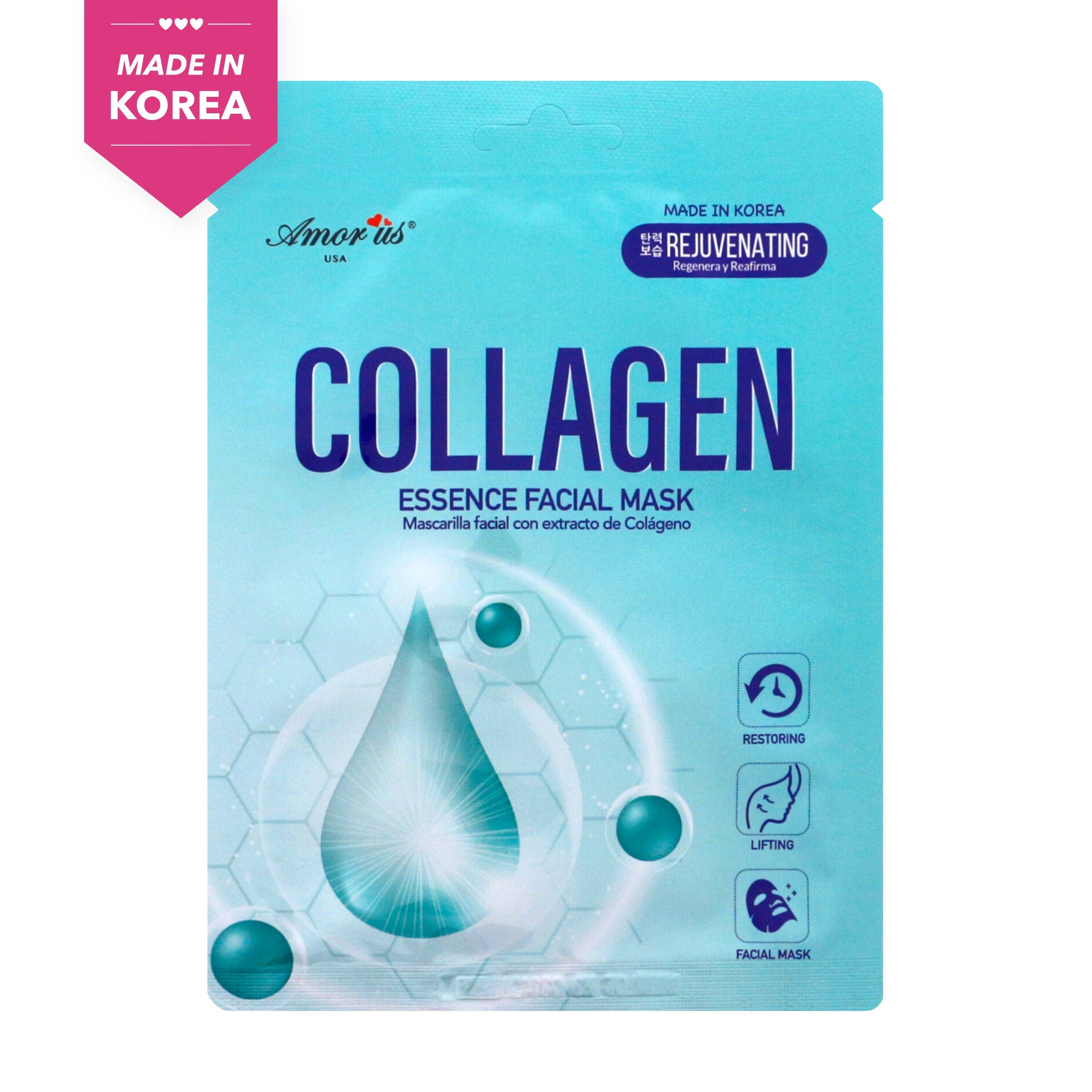 Masque facial Collagène - Amorus USA