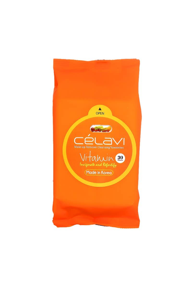 Celavi MT007 Lingettes Démaquillantes à la Vitamine - 6 pièces