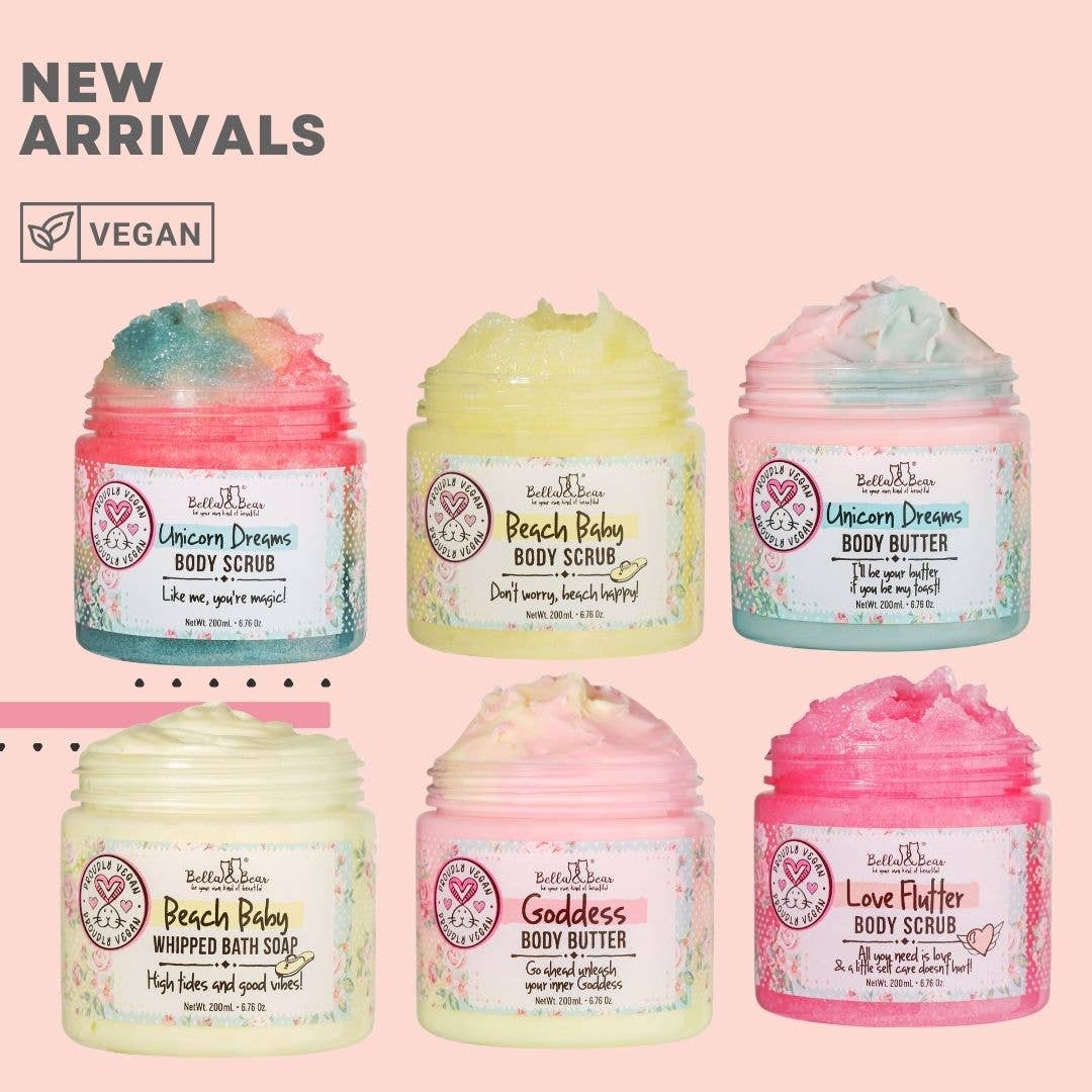 Gommage, nettoyant et hydratant pour le corps 3 en 1 Unicorn Dreams-Bella&Bear